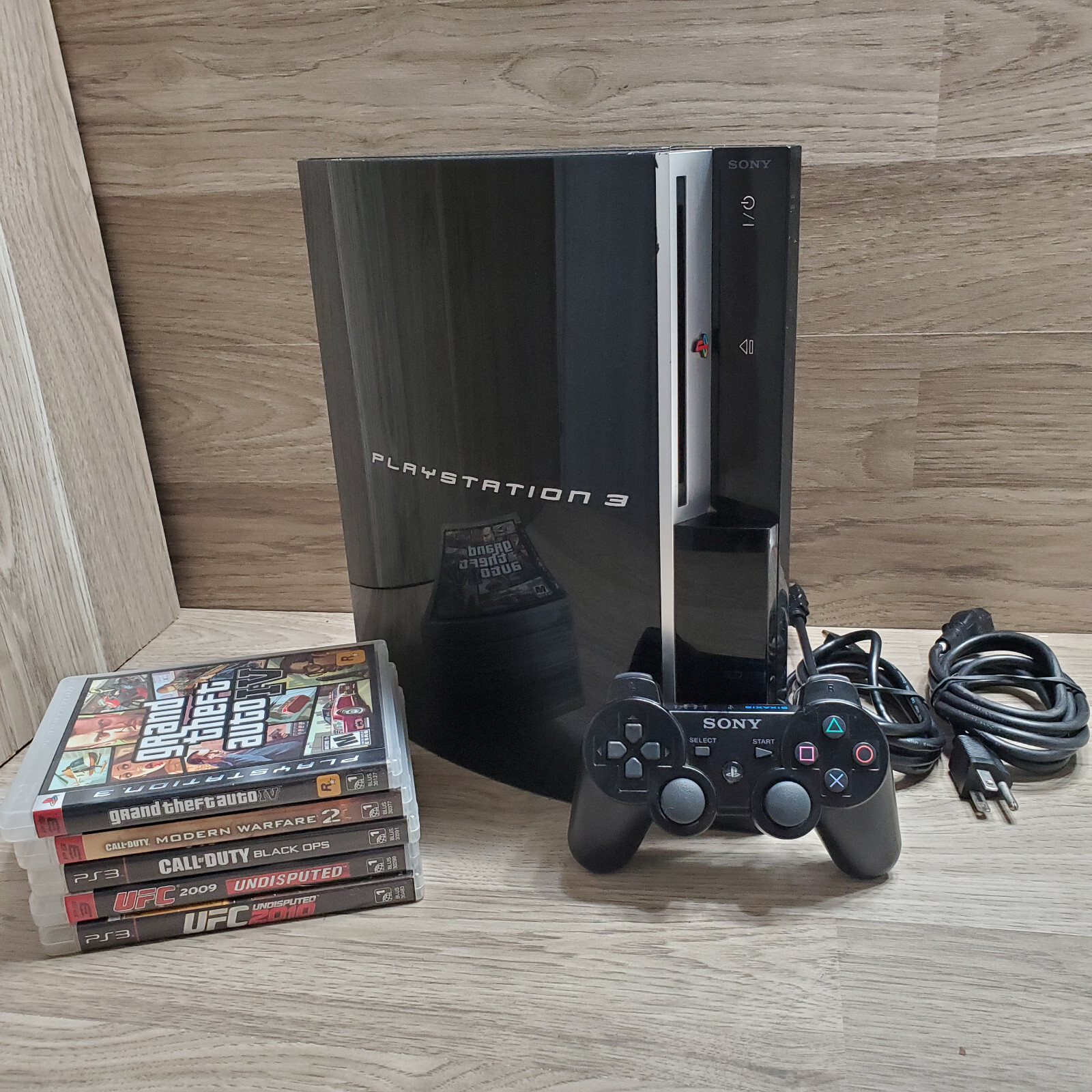 Sony Playstation 3 Lot CECHL01 Console W/ Controller Tested 80GB PS3