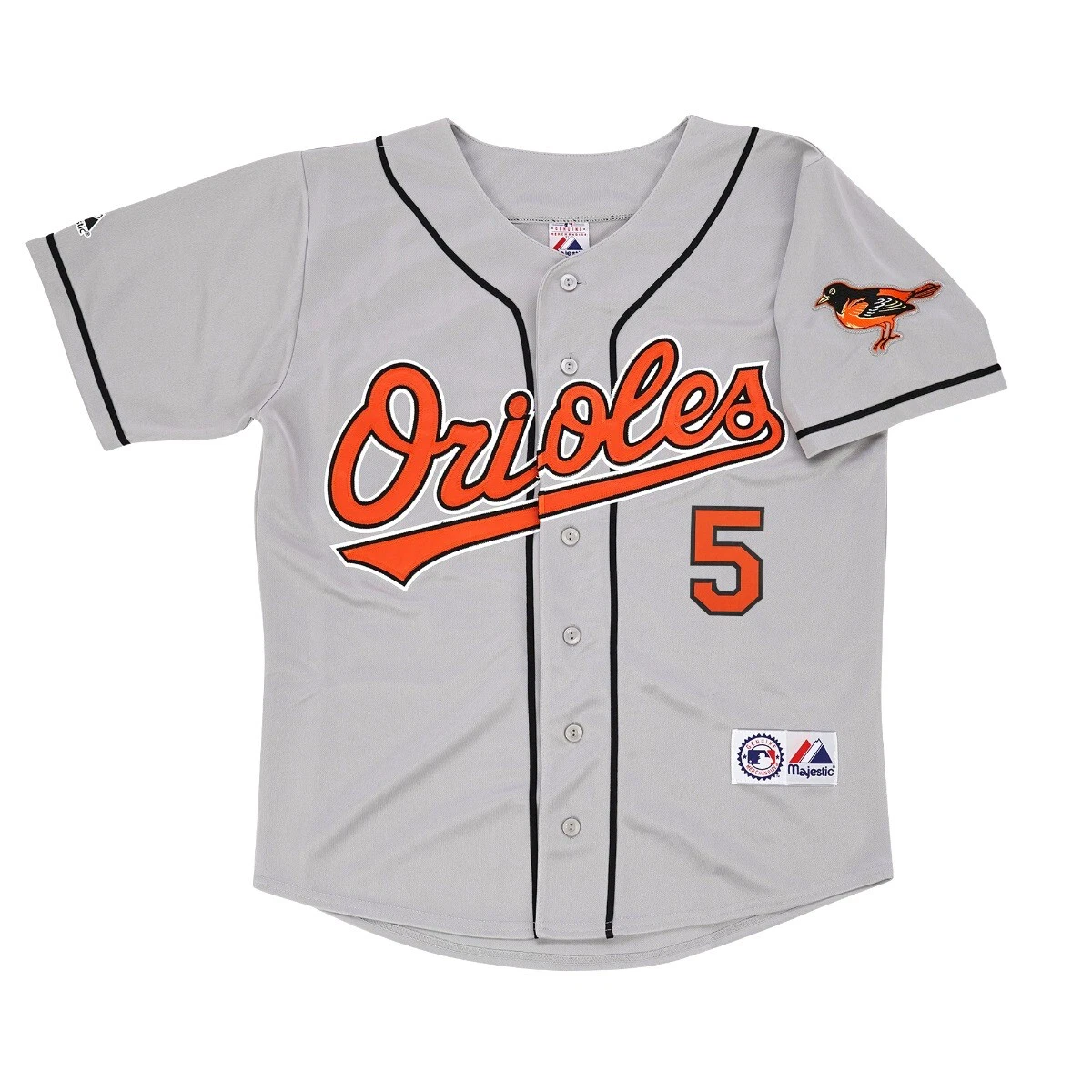 Brooks Robinson Baltimore Orioles Grey Road Jersey w/ Team Patch