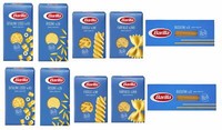 Boxtest Barilla Pasta 10X500G (Bucatini-Fusilli-Risoni-Ditalini Rigati-Farfalle)