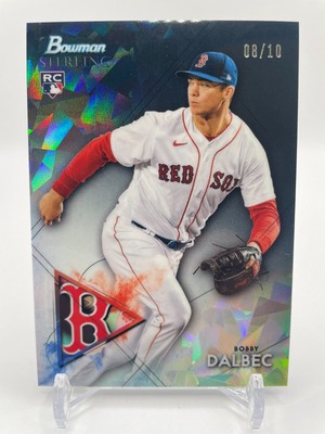2021 Bowman Sterling Bobby Dalbec Black Atomic RC /10   SSP #8/10 Red Sox  
