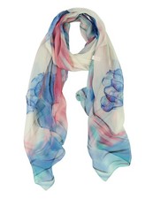 Long Chiffon Fashion Scarf Lightweight Sheer Wrap Neckwear Accessory