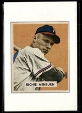 1989 Bowman #NNO Richie Ashburn Reprint Sweepstakes Baseball Card 3301I
