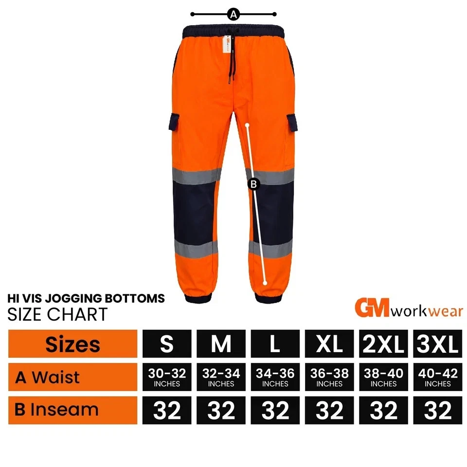 Hi-vis cargo joggers complete feature overview
