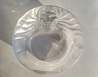 Vintage Lalique  "TETE DE LION" Crystal Dish, Ashtray Tray Etched Signed — photo 3