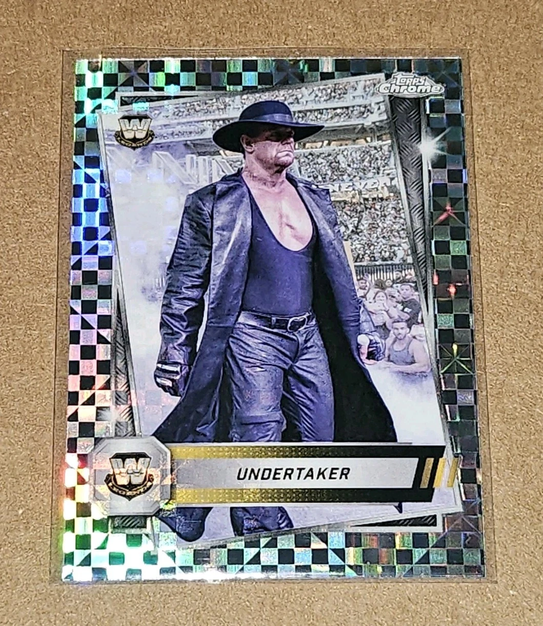 2025 Topps WWE Chrome #21 Undertaker X-Fractor Refractor