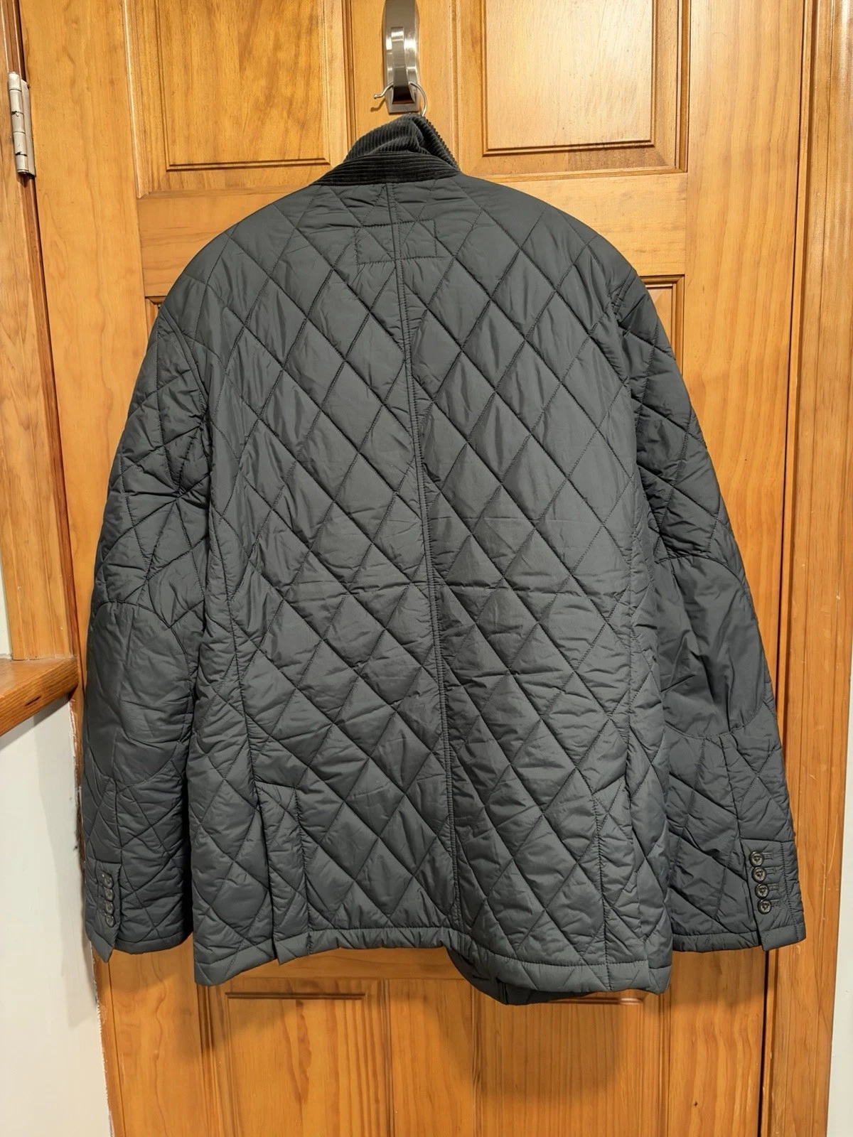 New Polo Ralph Lauren The Beaton Quilted Jacket Size Large L Black Sport Blazer - product detail image 6