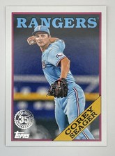 Topps 2023 Series 1 - Corey Seager #T88-83 35th Anniversary Texas Rangers MLB