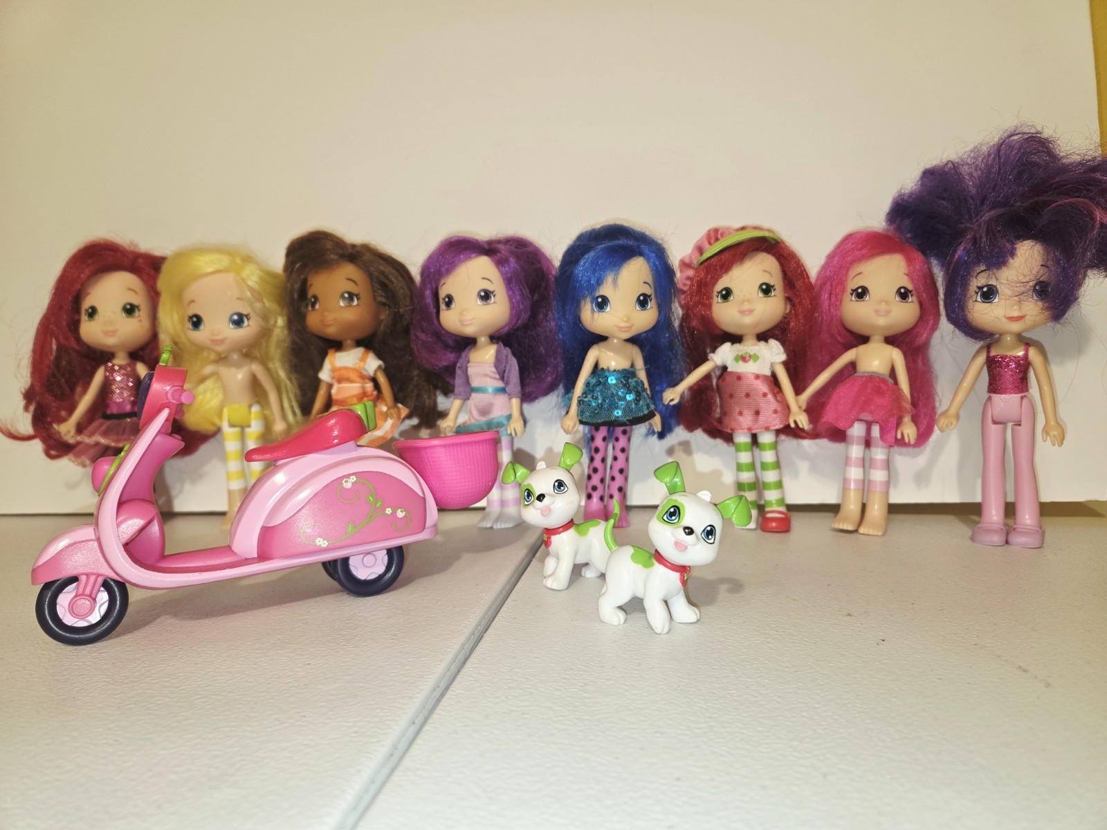 Hasbro Strawberry Shortcake & Berry Best Friends 6” Dolls Lot Incomplete