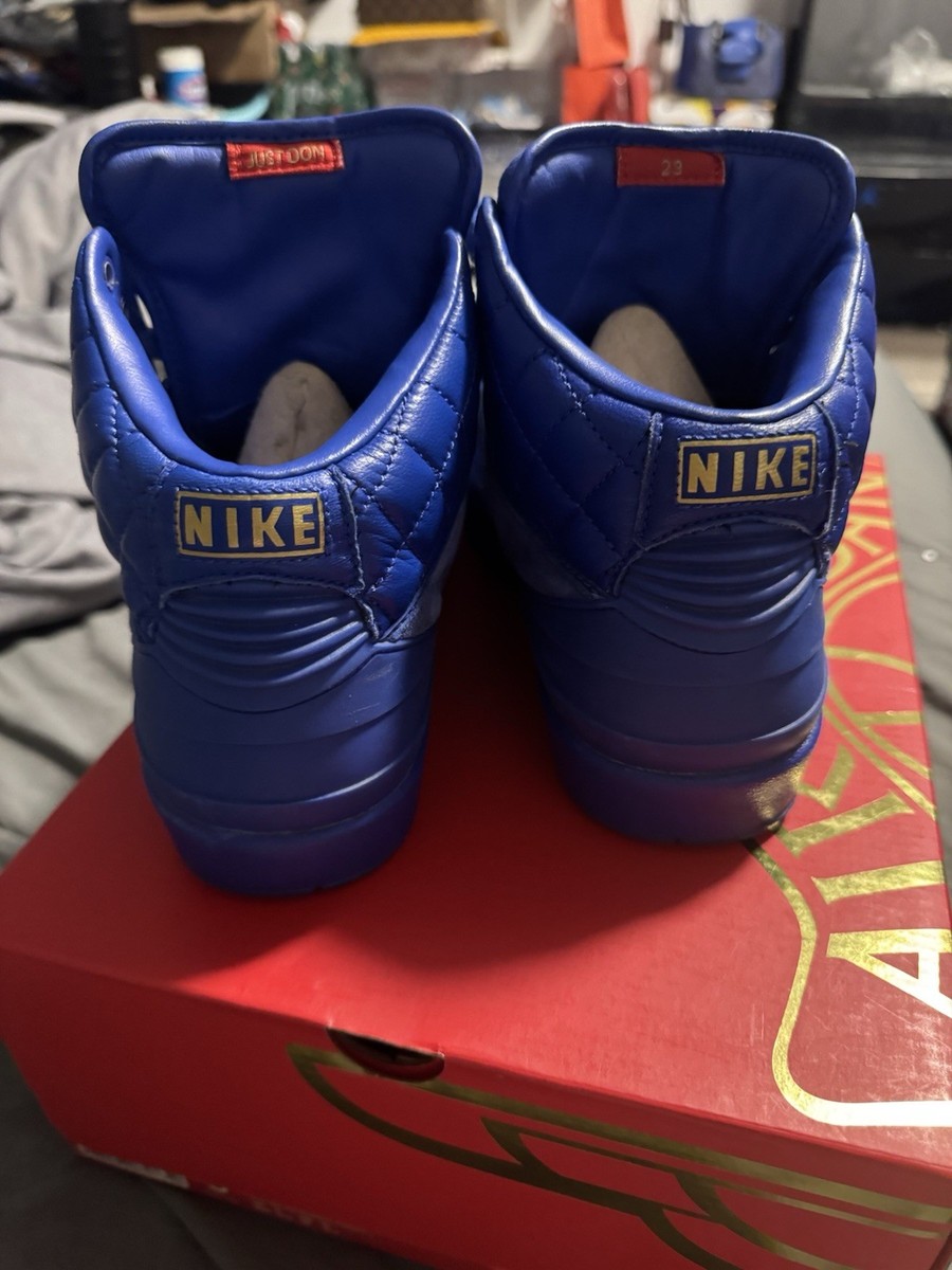 Just Don x Air Jordan 2 Retro Varsity Royal Size 9 886059906797| eBay