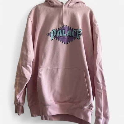 Palace x Thrasher Skateboard Hoodie Size XXL Pink - image 1 of 4