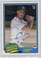 2023 Topps Archives 1981 Fan Favorite Auto Conner Capel #81FF-CC Auto pu3
