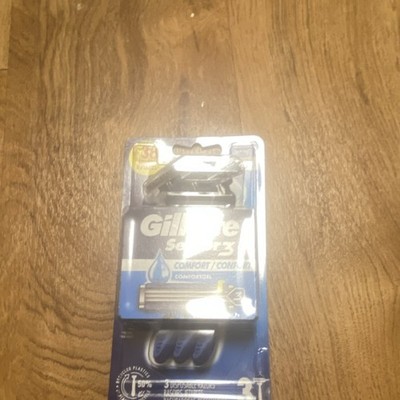 Gillette Sensor3 Comfortgel Disposable Razors 3 Pack, Stainless Steel Blades