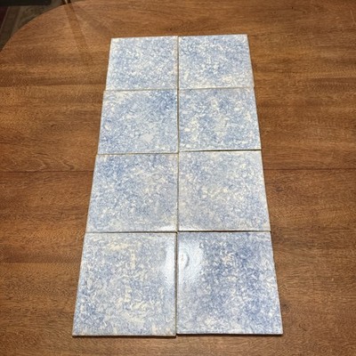 8 Sant Anna Ceramic Azulejos Portugal Portuguese Blue Decorative Square Tile