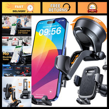 100 LBS Suction Car Phone Holder Mount - Flexible Low-Profile Arm for Easy Use