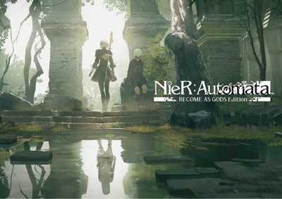 Nier Automata Werde wie Götter Poster Druck Gaming Bild Wandbild A1 A2 A3
