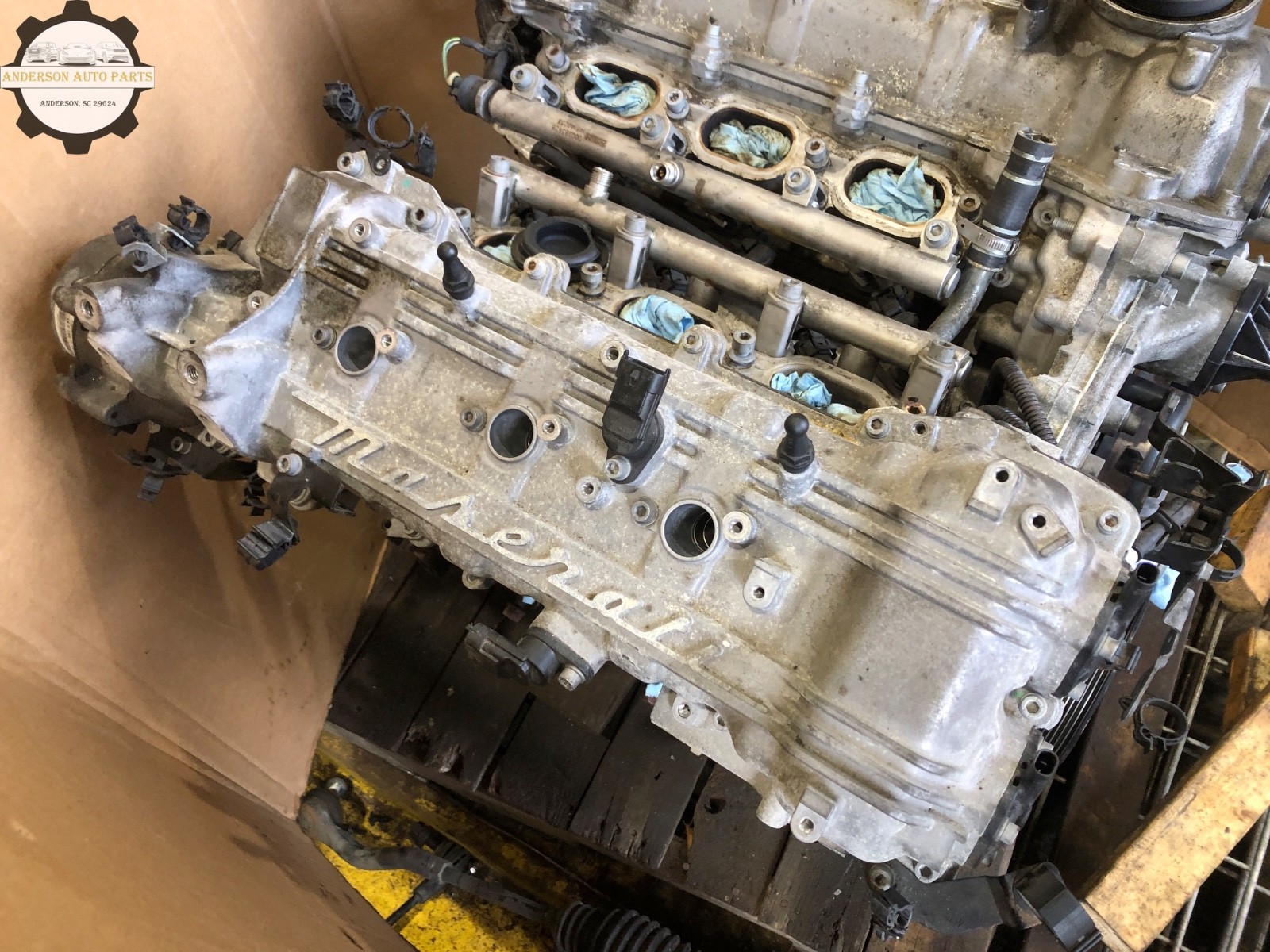 2014-2016 MASERATI GHIBLI RWD 3.0L V6 ENGINE MOTOR LONG BLOCK 345HP OEM 46K