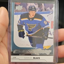 Upper Deck 2017-18 Series 2 Young Guns Rookie Samuel Blais #453 St. Louis Blues