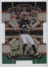 2023 Panini Select Concourse Black & Green Prizm Die-Cut Andrei Iosivas #21 1n5d