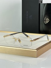 Maybach Rimless Luxury Eyeglasses Frame Gold  Black   Handmade Germany   Unisex