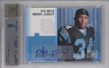 2006 SPx Rookie Jersey 13/399 DeAngelo Williams #182 BGS 9 MINT Auto 2e6
