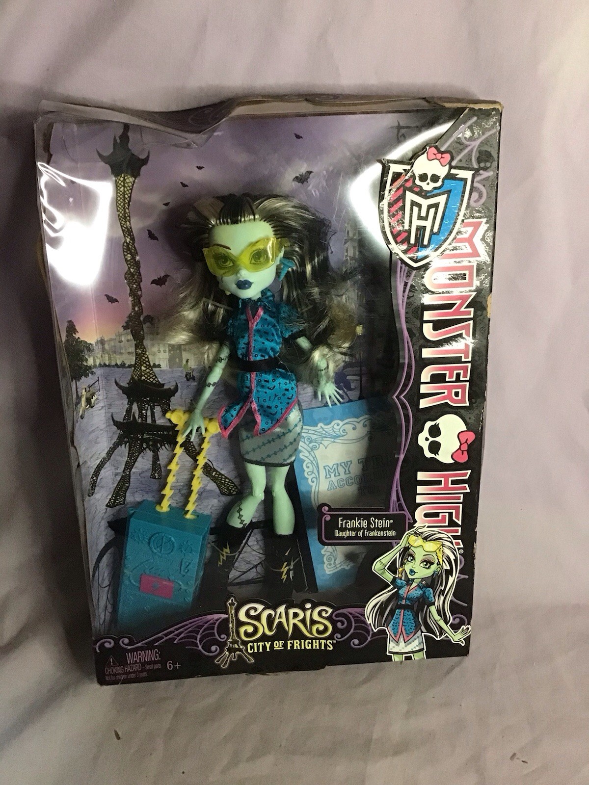New (DENTED WORN BOX) Original 2012 FRANKIE STEIN SCARIS Monster High Doll