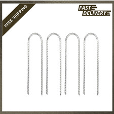 12 Inch Heavy Duty Trampoline Stake Anchors U-Shaped Ground Anchors for Wind