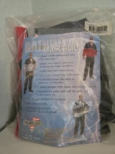 NOS Nelson-Rigg Cascade Foul Weather Motorcycle LRG Rain Suit Gear RED BLK