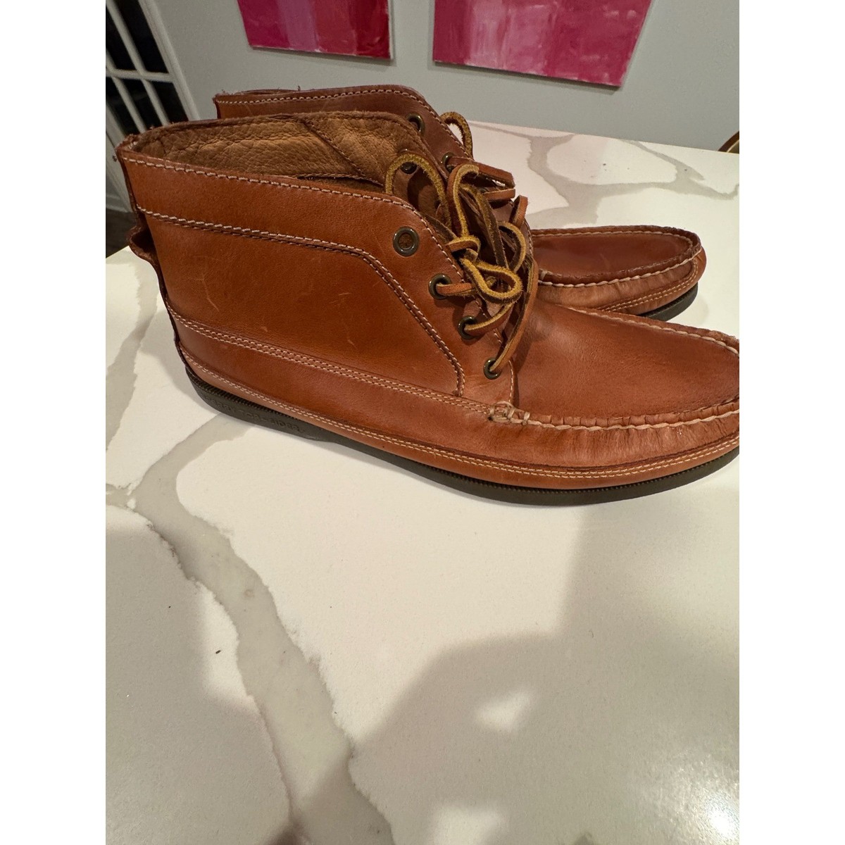 Sperry Top Sider for J Crew Mens 10M Brown Leather Chukka  display picture 2
