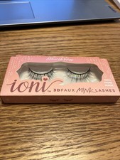 NEW! Ioni 3D Faux Mink Lashes 100% Hand Made Natural Lite Wispy