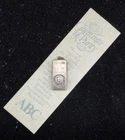 Vintage ABC Australian Bullion Company 1/2 oz Silver Pendant Bar EXTREMELY RARE!