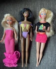 Lot Of 3 Vintage Mattel Barbie Dolls Christie Julia Skipper 90’s Barbie