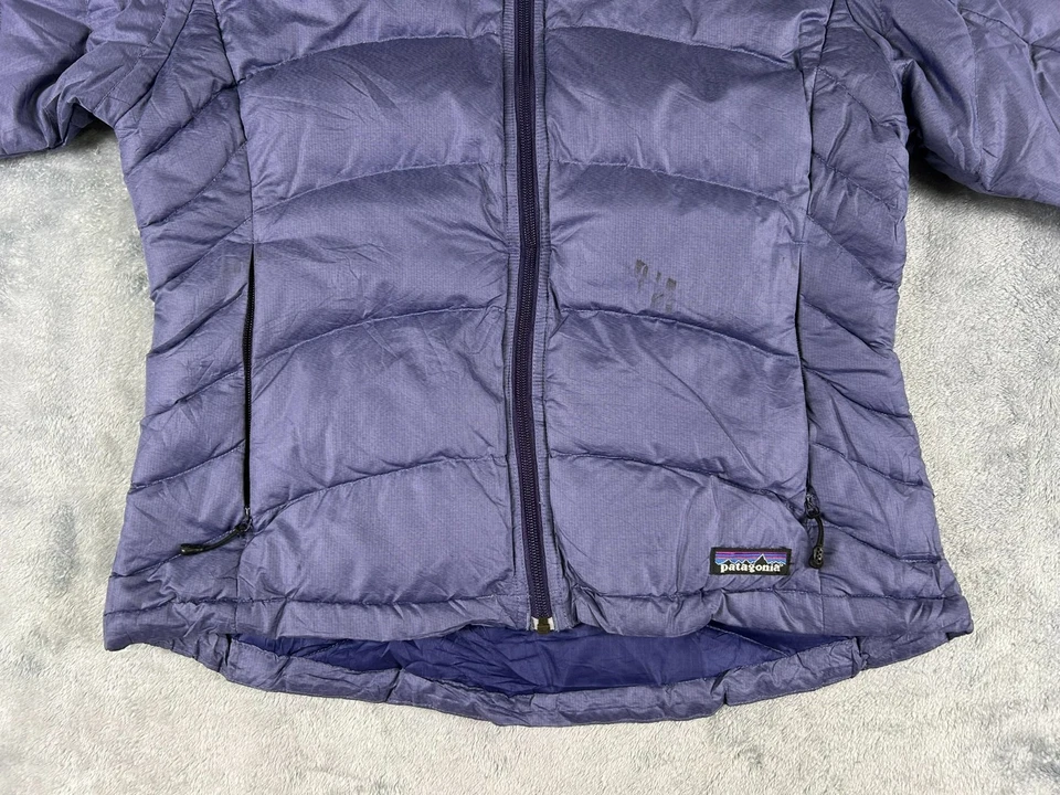 DE COLECCIÓN PATAGONIA PLUMÓN SUÉTER PUFFER MUJER CHAQUETA MEDIANA PÚRPURA CREMALLERA COMPLETA Foto 3 de 4