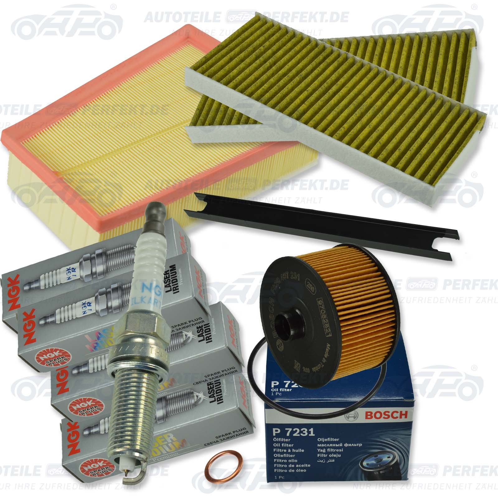 Filtersatz Wartungskit Inspektion M (Ab) Mercedes-Benz Citan 112 (114PS) (B)-image