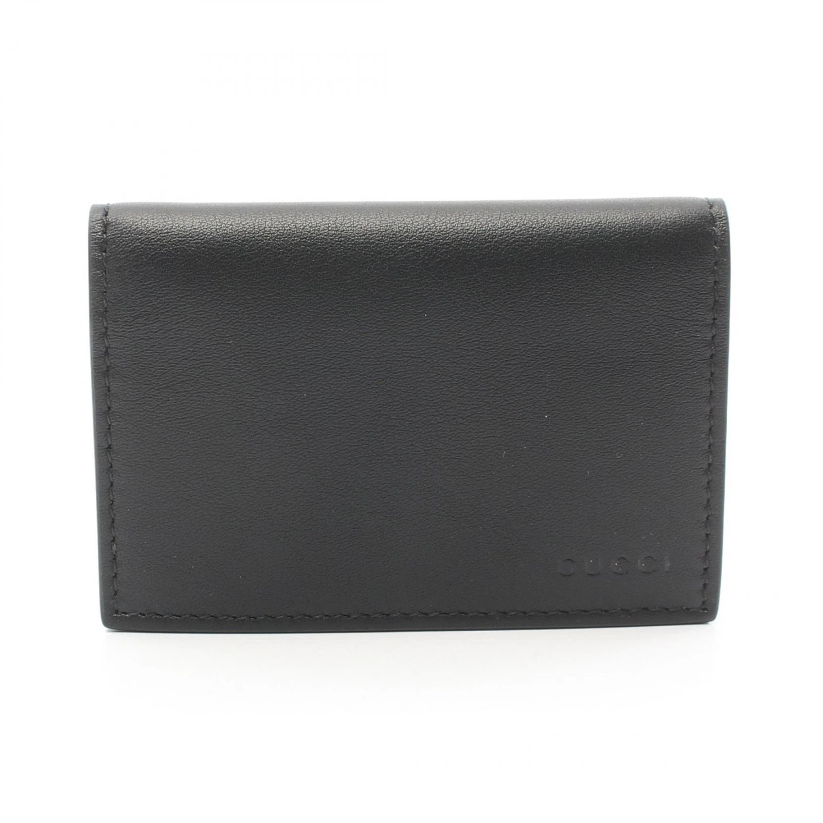 Gucci Gg Supreme étui à cartes accessoires cuir PVC toile enduite homme noir 889