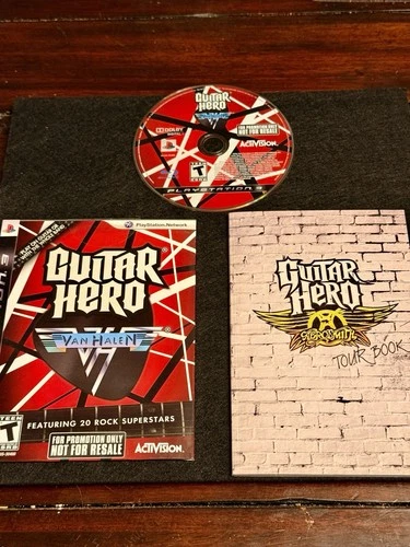Guitar Hero: Van Halen (Sony PlayStation 3 PS3, 2009) Disc, Manual, & Sleeve