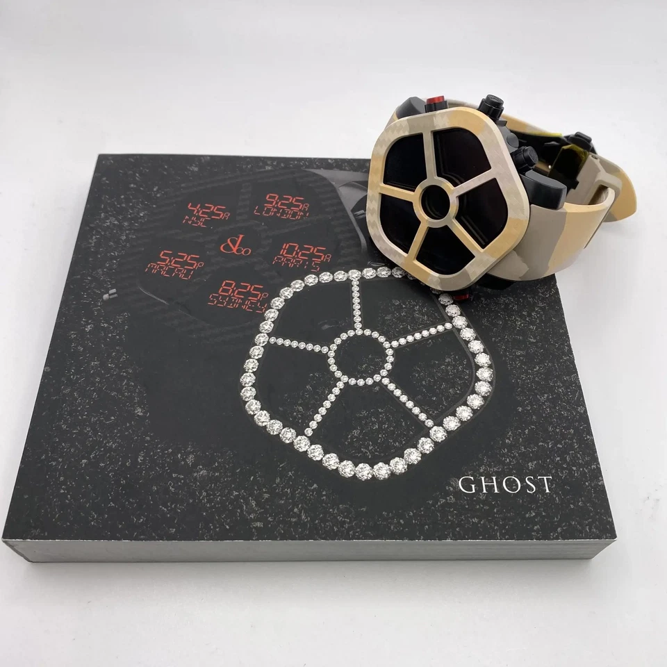 Jacob & Co. Ghost Reloj Hombre Cuarzo Camuflaje Bisel Carbono GH100.11.NS.PC.ANQ4D Foto 2 de 4