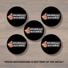Buick Grand National Center Cap Wheel Overlay X5 Vinyl Decal Sticker