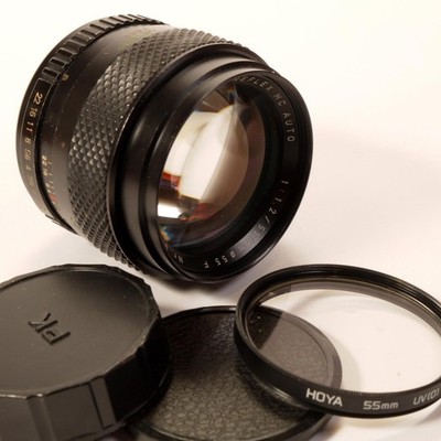 Porst Color Reflex MC Auto 55mm F 1:1.2 Lichtriese Bokeh Objektiv Pentax K PK