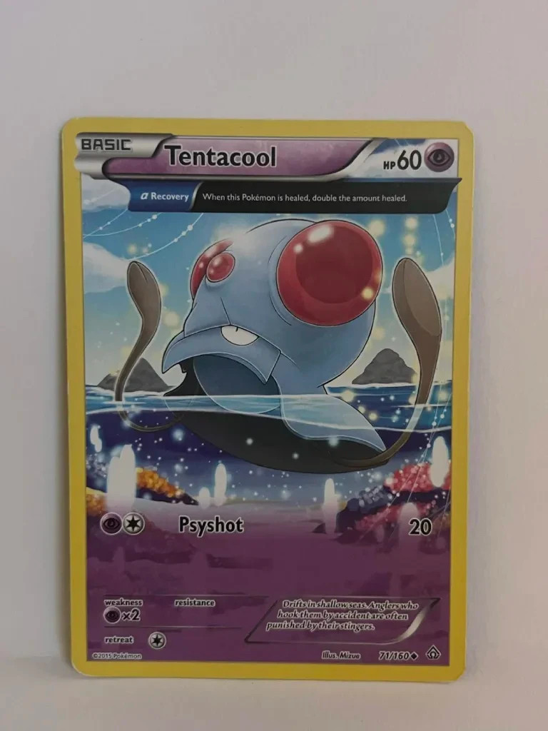 Tentacool (Alpha) 71/160 XY Primal Clash Pokemon TCG