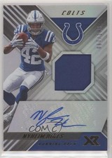 2018 Panini XR Rookie Swatch Auto 67/199 Nyheim Hines #RSA29 Auto 8k4