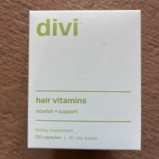 Divi Hair Vitamins Grow  Thicken Dietary Supplement 120 Capsules. EXP 01/2026