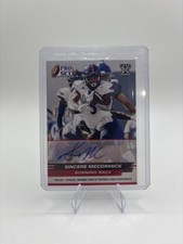 2022 Leaf Pro Set Draft - Autographs Sincere McCormick #PSA-SM2 Red (AU, RC)
