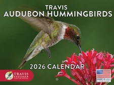 Hummingbird Calendar 2026 Travis Audobon Monthly Wall Calender 12 Month