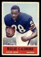 1964 Philadelphia #19 Willie Galimore Chicago Bears EX-EXMINT