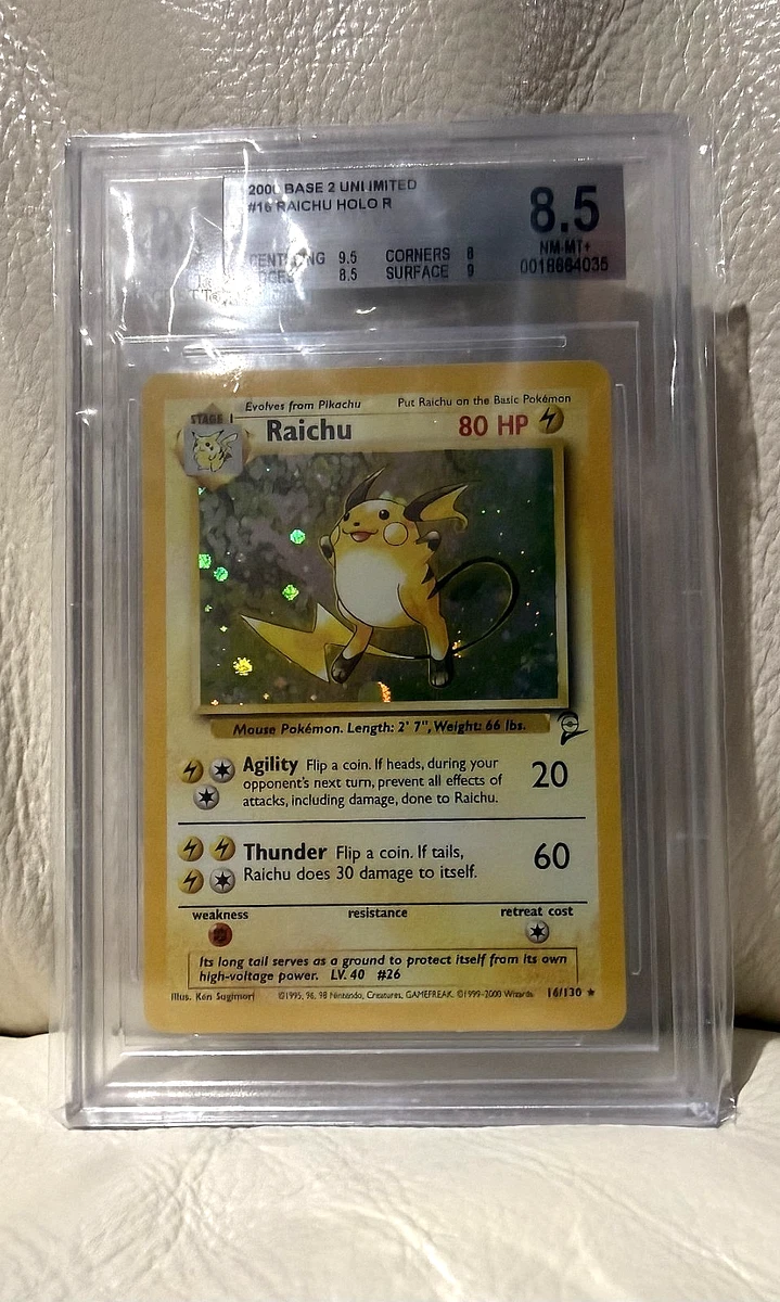 Pokémon TCG Base Set 8.5 Graded Individual Collectible Card Game