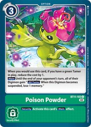 Poison Powder BT11-103 Dimensional Phase Uncommon