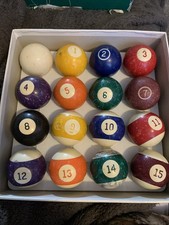 Vintage Billiards Pool Ball Complete Set