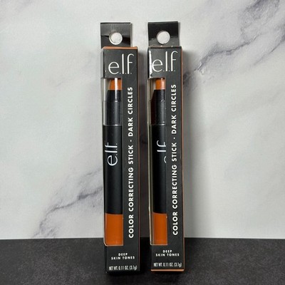 2 PACK Elf Color Correcting Stick Correct Dark Circle Deep Skin Tones #83214 NEW