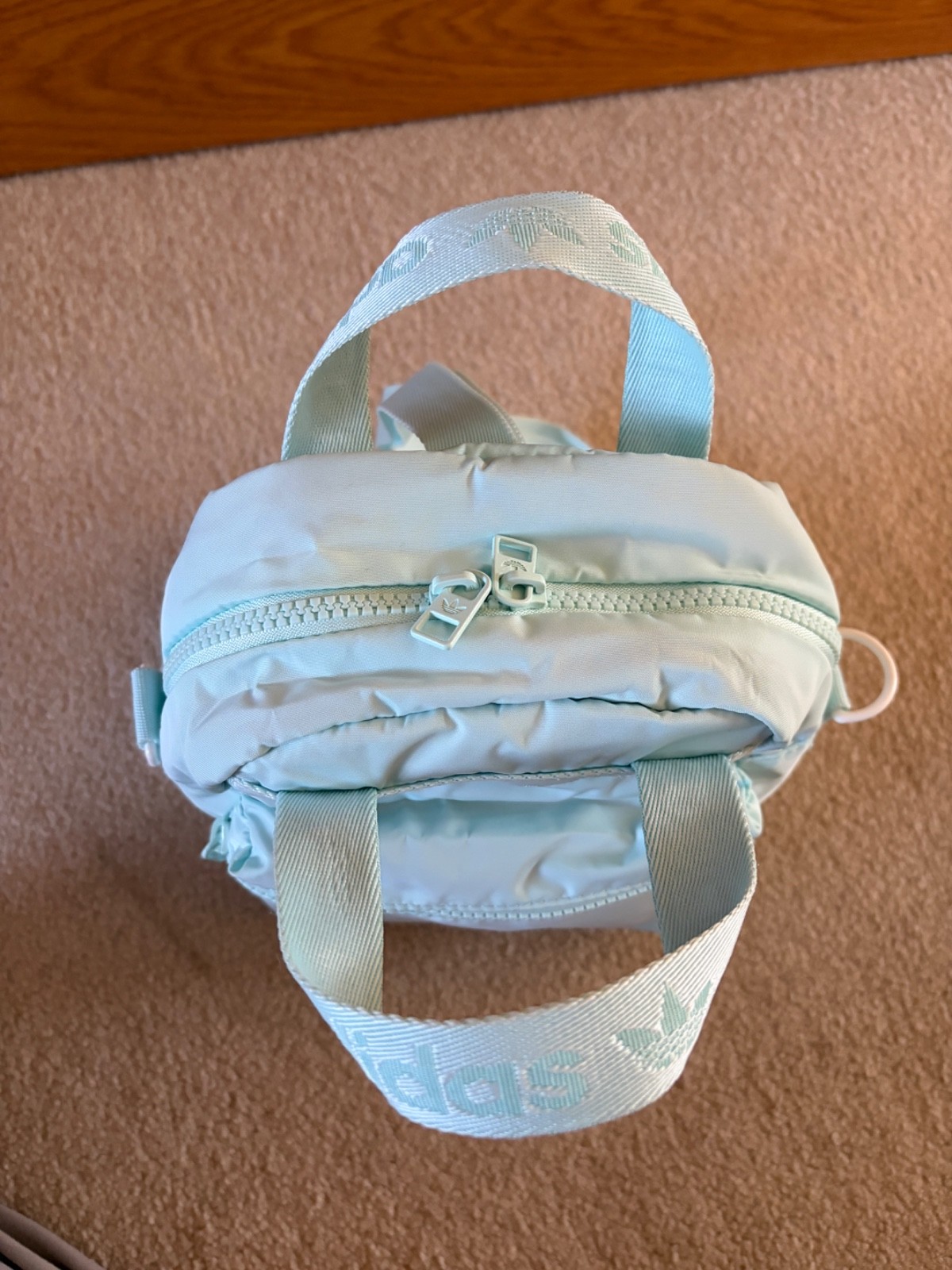 Adidas Convertible Mini Micro Backpack Purse in L… - image 18