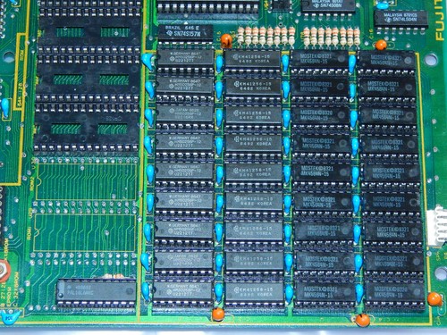 Intel 8088 4,77 / 8 MHz 640kB 8x XT 8 Bit XT Mainboard Fujitech Jumbo Turbo PCB - Bild 3 von 5